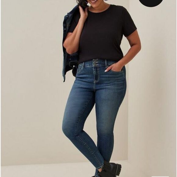Torrid Jegging Skinny Super Soft High-Rise Jean size 18R - Picture 1 of 14
